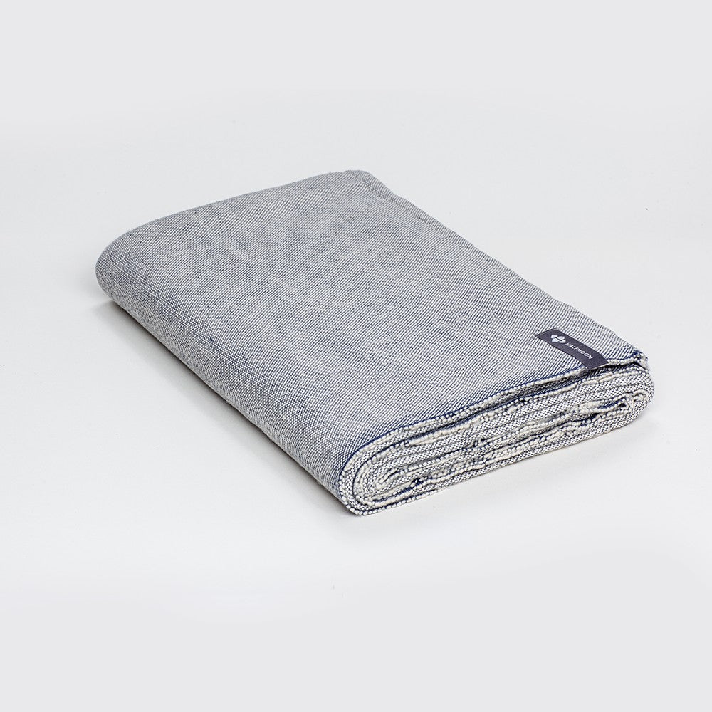 b, halfmoon - Classic Cotton Yoga Blanket - spry