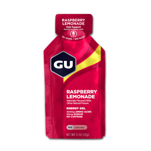 Raspberry lemonade GU energy gel