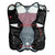 Front/chest view of black UltrAspire Momentum 2.0 running & race vest