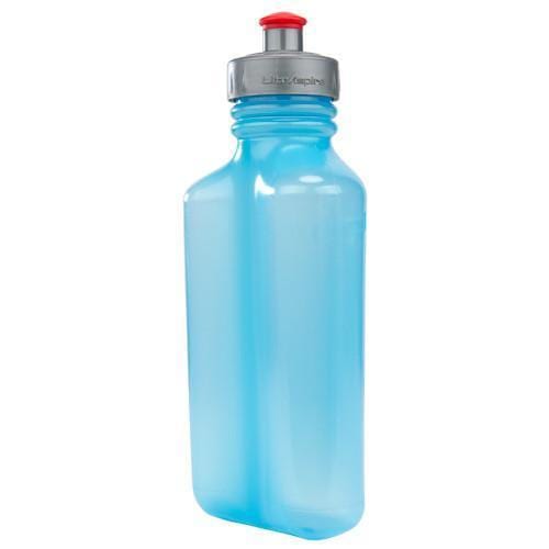 Side view of blue UltrAspire UltraFlask 550 bottle