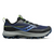 Side view of women's Saucony Peregrine 13 running show in Night/Fossil colour