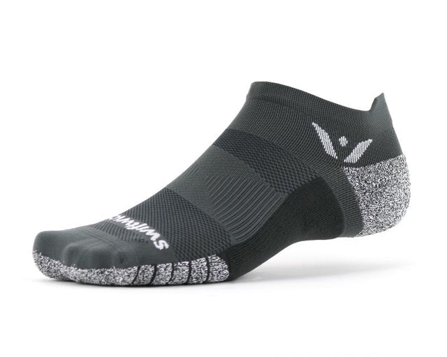 Swiftwick Flite XT zero tab sock in gray