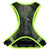 Back view of the UltrAspire Neon Reflective running vest