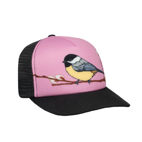 ChicaDee youth trucker hat, chicadee design