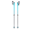 Pair of blue ZAG adjustable ski touring poles